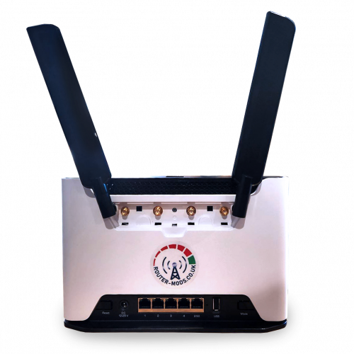 MikroTik Chateau LTE18 Router & Modification Services - back 1